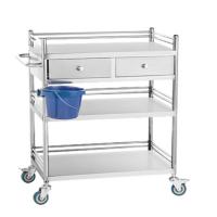 China RK Bakeware China Medical Hospital Dressing Stainless Steel Trolley Surgical Trolley with Drawers on sale