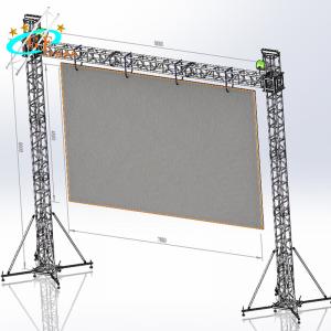 China Ground Support System Video Flying Wall Truss For LED Screen Display Panel wholesale