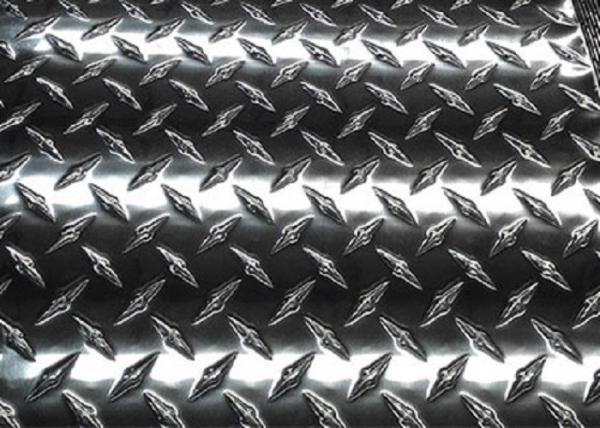Slip Resistant 3003 Aluminum Diamond Plate Easy Fabricate For Trailers