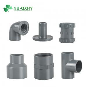 QX Water Supply PVC Pipe Fitting with Rubber Ring 1/2" to 4" DIN Pn10 20mm to 400mm