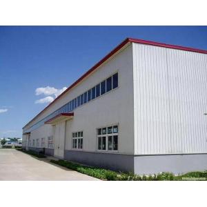 Alkyd Painting M12 Structural Steel Warehouse With Double Layer