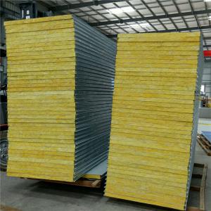 50mm fiber glass wool fireproof sandwich panel 5950x 960mm for roofing