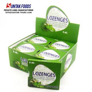 China Naturally Breath Fresh Sugar Free Lozenges Eucalyptus Flavored With Blister Pack supplier