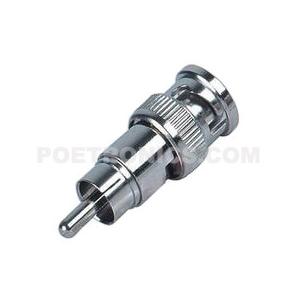 BNC-RF01 BNC Male to RCA Male Adapter for BNC Socket and RCA Socket