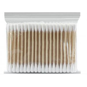 Cleaning 75cm Double End Cotton Swabs AAA Grade sanitary grade