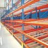 China Almacenamiento de almacenamiento Sistemas de estanterías de paletas de flujo de gravedad Utilización completa del espacio wholesale