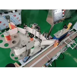 China Versatile Automatic Labeling Machine For 20-1500ml Glass And Plastic Bottles With Carbon Ribbon Coding wholesale