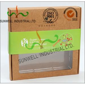China Rigid Kraft Paper Cardboard Food Packaging Boxes With Art Paper Wraped Finished supplier
