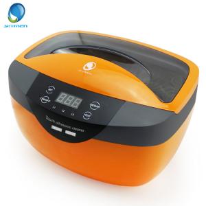 China Double Transducers Plastic Household Ultrasonic Cleaner With Degass And Touch Key supplier