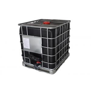 Black Plastic Tote Ibc Tank Container 275 Gallon With Steel Pallet UN Approved