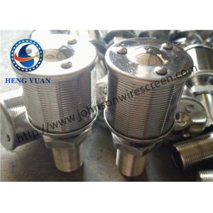 Strong Johnson Slotted Filter Nozzles Water Treatment High Opening Rate