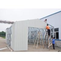 China New Light Steel Frame Metal Structure Metal Car Sheds/Garden Shed Custom House With New Design on sale