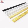 China Gold Color Aluminium L Shape Trim Tile Profile Corner With Punching Hole wholesale