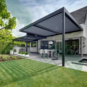 4x4m 3x4m 3x5m Villa Garden Leisure Shade Modern Aluminum Patio Pergola