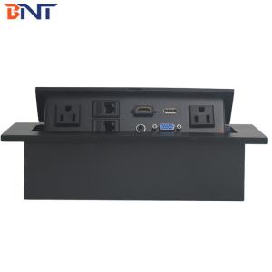 conference table cable connection pop up socket box /office furniture electric hardware accessories of desk power socket