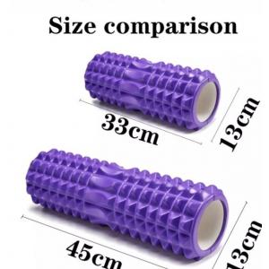 China Massage Zones PVC EVA High Density Portable Highly Durable Yoga Daily Exercises Foam Roller supplier
