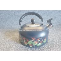Unique tea kettle with black color painting useful design factory price stainless steel whistling kettle