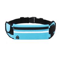 China Custom Adjustable Mens Waist Bags Running Belt Waist Pack With Water Bottle Holder on sale