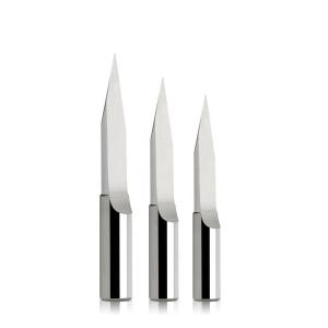 China 4mm V Shape CNC Engraving Bit Set 15-90 Degree V Groove Milling Cutter Tools for Carving Acrylic PVC Tin Coating OEM Supported wholesale