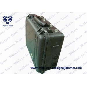 China Remote Controlled High Power Military Cell Phone Jammer PLL SYNTHERSIZES External high gain GP antenna supplier