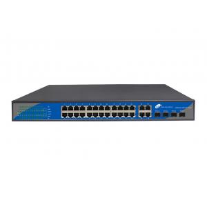 24 Port Gigabit Ethernet Switch Unmanaged with 4 Gigabit Combo Ports