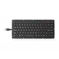 China 87 keys Silicone Rugged Keyboard Carbon On Gold Key Switch Technology on sale