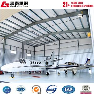 China Custom solution galvanized anti-corrosion portal steel frame aircraft hangar construction supplier