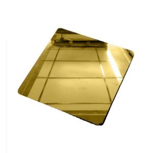 China 0.5mm Stainless Steel Mirror Sheet 5800mm Length AISI Decorative Steel Plate supplier