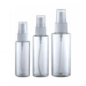 China Wholesales 40ml 60ml 100ml PET Spray Bottle for Travel Screen Printing Essential Oil supplier