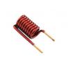 China High Q Formed Shaped Heteromorphic Red Copper Air Core Coil Fixed Inductors 3 Turns 300C For for VHF-UHF RF Application wholesale
