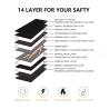 China Portable Far Infrared Sauna Blanket with 1 Heating Zone 600W Power and 1 Year Guarantee for Home and Commercial Use wholesale