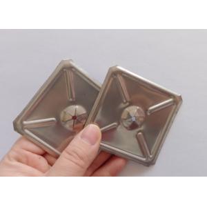 64mmX64mm SS 316 Square Insulation Speed Clips For Power Plant