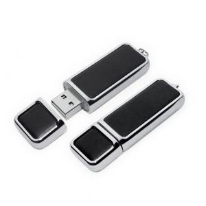 China Leather USB Flash Drives with Keychain 4GB 8GB 16GB supplier