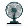 Shaking Head Digital Display Rechargeable Usb Fan Silent Cycle Electric