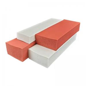 China 15*5mm High Temperature Resistance Silicone Sponge Rubber Strip with Customize Length supplier