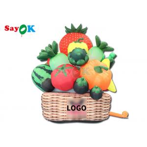 5m High Inflatable Fruit Vegetable Tree Orchard Plant Balloon For Stage Garden Park Decoration