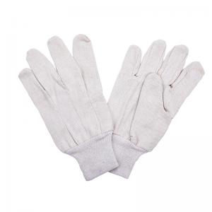 Modelo number C380W 12OZ Cotton Work Gloves with Canvas Liner For Industry