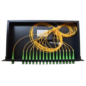 China Low PDL Rack Mount Fiber Plc Splitter Ftth / Passive Optical Splitter wholesale