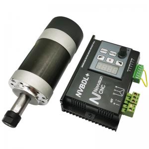 Brushless Dc Motor CNC little router machine 48V 400W 12000rpm57BLY90-4120  black and white