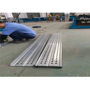 Aluminum Stair Sheet Roll Forming Machine 8-12m/Min 24Mpa Chain Driving