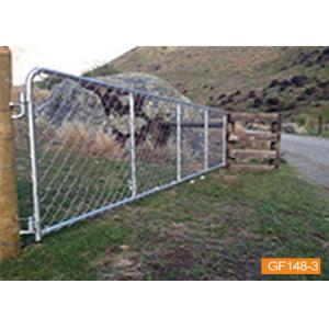Welded Side Iron Steel Farm Fence Gates For Animal Feed
