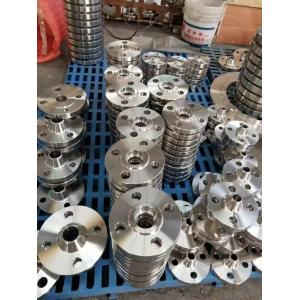 Round Plate Forged Steel Flanges 300LBS Pressure 304L Material Attached To Valve