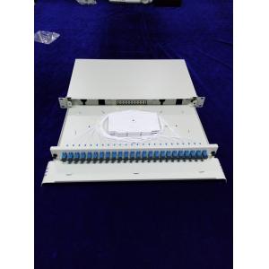 Sliding Tray Fiber Panel Splice Cassettes MPO Panel Fixed Shelf Fiber Optic Patch Panel