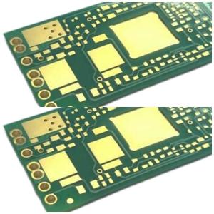 Green Solder Mask Copper PCB Board 1OZ Immersion Gold ISO9001