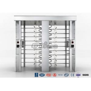 China Stainless Steel Turnstile Gate Security Systems Built In Unique Fire Control Interface supplier