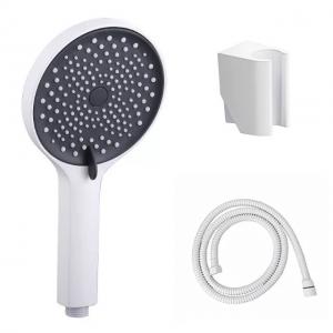 China Custom Design Hand Held Shower Head with Shower Holder and Hose in Polished Plastic supplier