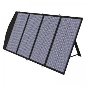 China 18VDC Solar Energy System Portable Foldable Solar Panel 4 Folds WIth 200W Solar Power Battery supplier