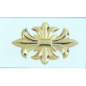 China Gold Colour Coffin Hardware Plastic Flower , Coffin Ornaments Long Life supplier