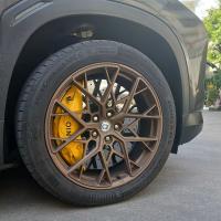 China Yellow 10 Piston High Performance Brake Caliper Carbon Ceramic Discs on sale