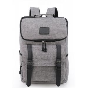 China Portable Laptop Travel Bag , Grey Computer Bag Backpack Style 32*43*17 Cm supplier